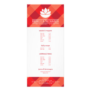 Healthy Salad Vegetables Catering Menu Red