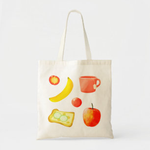 Healthy snacks tote bag