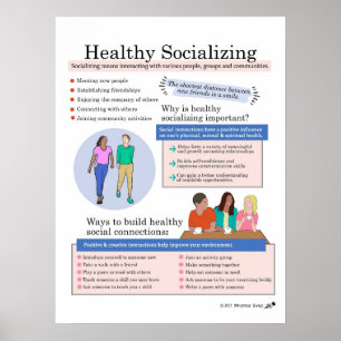 Healthy Socializing Poster