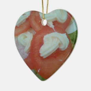 Healthy Spring Salad Ceramic Ornament