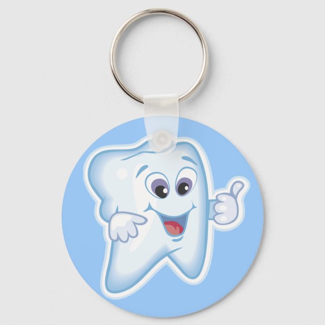 Healthy Teeth Keychain (Front)