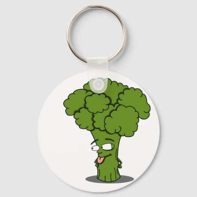 Healthy Vegetable Broccoli Keychain (Front)