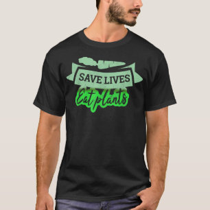 Healthy Vegetable Save Lives Eat Plants Vegan T-Sh T-Shirt