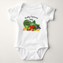 Healthy Vegetarian Baby Bodysuit