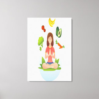 Healthy Woman  Canvas Print