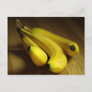 HEALTHY YELLOW BANANAS POSTCARD