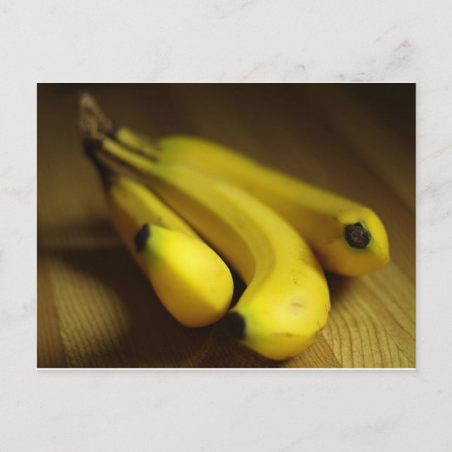 HEALTHY YELLOW BANANAS POSTCARD (Front)