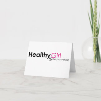HealthyGirl Note Card