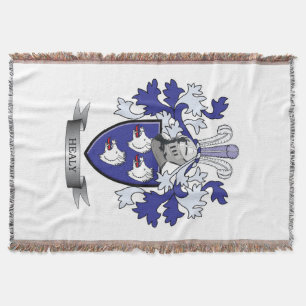 Healy Coat of Arms Throw Blanket