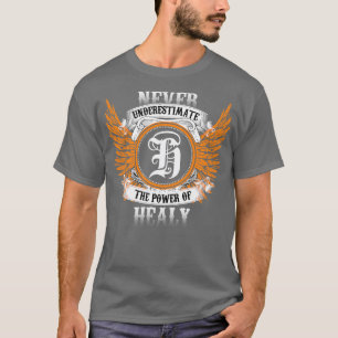 Healy Name Shirt Never Underestimate The Power Of