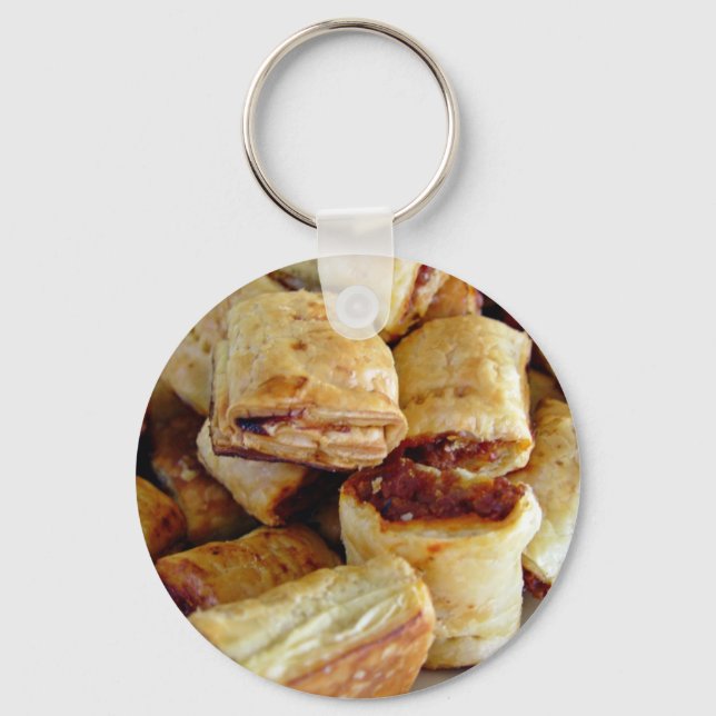 Heaps of sausage rolls keychain (Front)