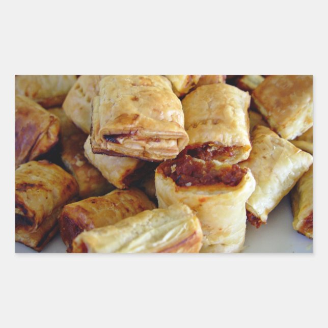 Heaps of sausage rolls sticker (Front)