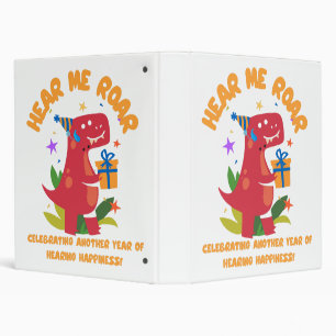 Hear me roar  Cochlear Implant  Hearing Birthday Binder