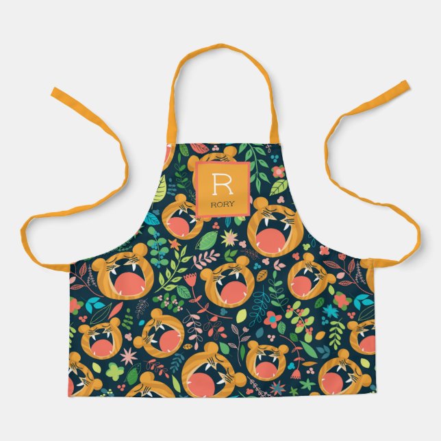 Hear Me Roar Tiger Jungle Personalized Apron (Front)