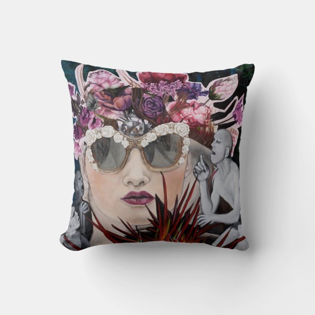 Hear No Evil Pillow (Front)
