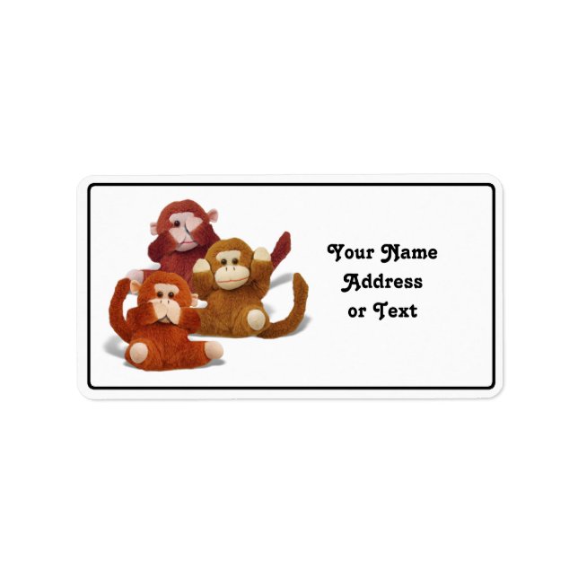 Hear No...Speak No...See No Evil Label (Front)