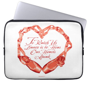 Hear Our Ballet Hearts Laptop Sleeve