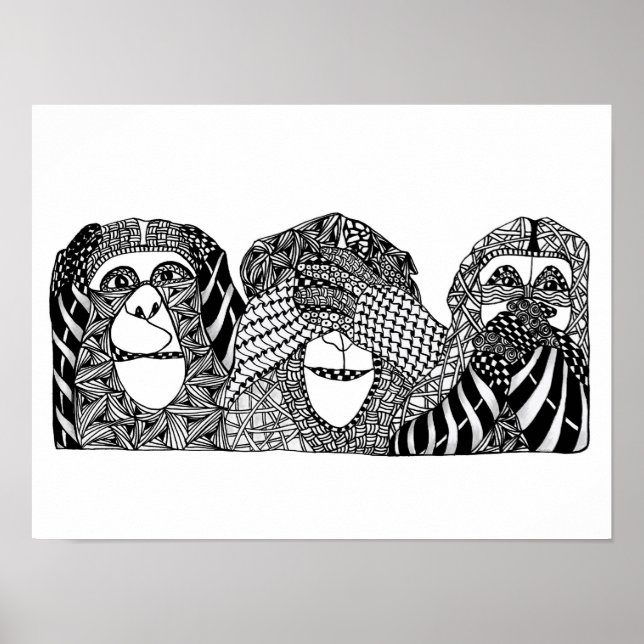Hear, See, Speak No Evil Poster (Front)