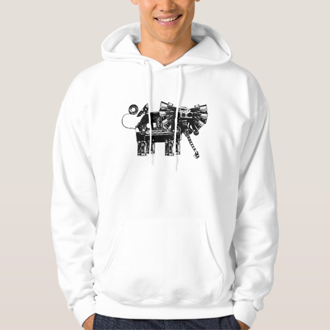 hear the elephants hoodie (Front)