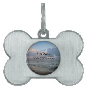 Hear The Waves Pet ID Tag