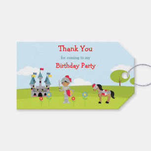 Hear Ye African American Knight Gift Tag