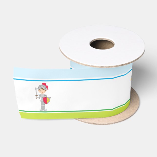 Hear Ye Brunette Cute Knight Satin Ribbon (Spool)