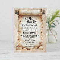 Hear Ye, Hear Ye! Medieval Parchment Scroll