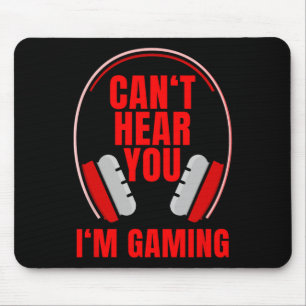 Hear You Im Gaming Headphones Mouse Pad