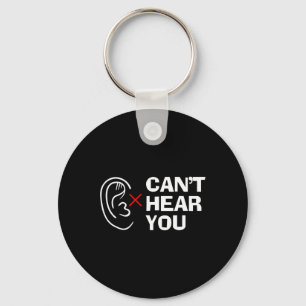 Hear You Sign Language Deaf Keychain