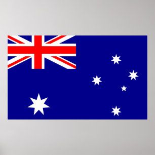 Heard Island and McDonald Islands flag Poster