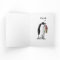 "Heard it's your birthday" Casual penguin