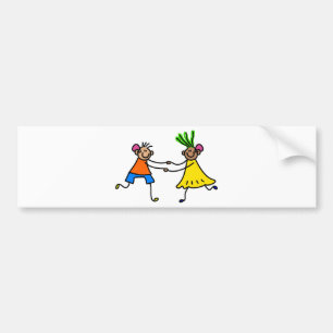 Hearing Aid Kids Bumper Sticker