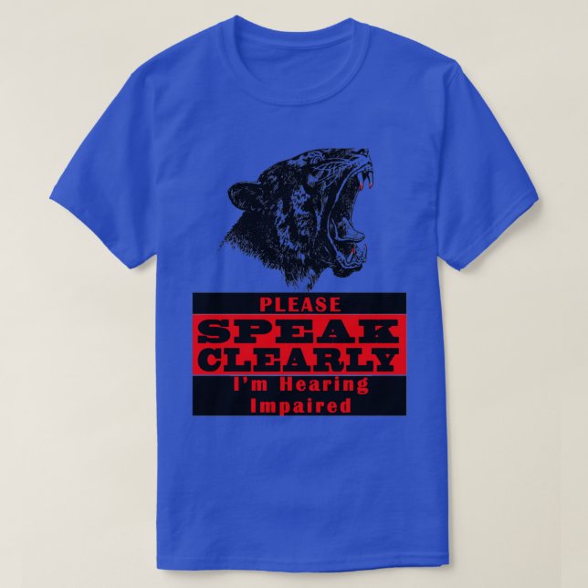 Hearing Impaired 62 T-Shirt (Design Front)