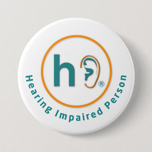 Hearing Impaired Button (Front)