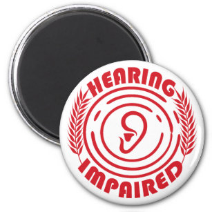Hearing impaired Classic Magnet