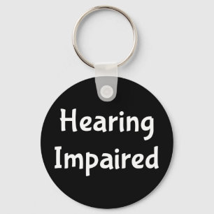 hearing impaired keychain