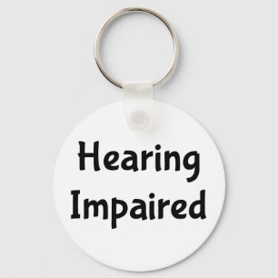 Hearing Impaired Keychain