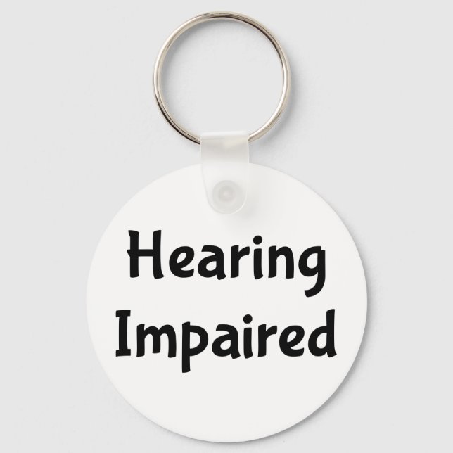 Hearing Impaired Keychain (Front)