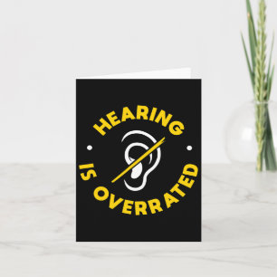 Hearing Loss Awareness Asl And Deaf Awareness Card