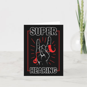 Hearing Loss Awareness Super Hearing Cochlear Impl Card