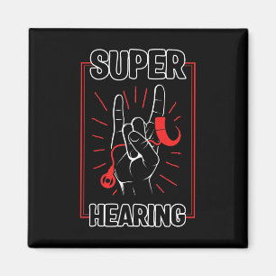 Hearing Loss Awareness Super Hearing Cochlear Impl Magnet