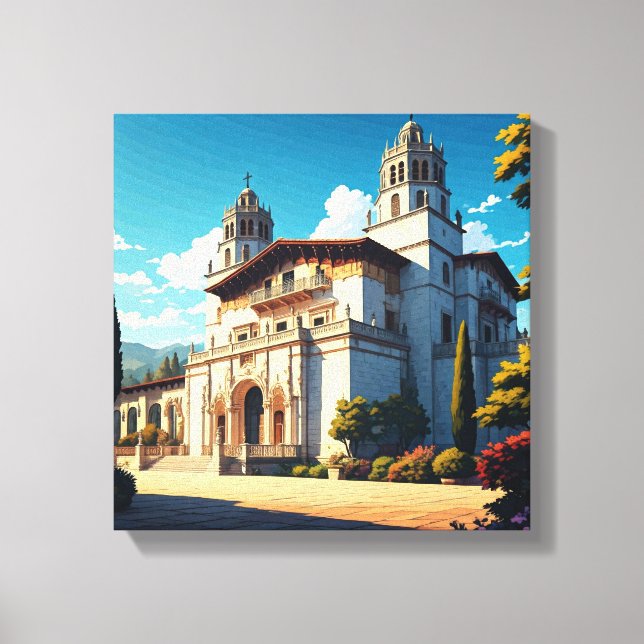 Hearst Castle San Simeon California Central Coast Canvas Print (Front)