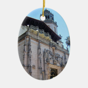 Hearst Castle, San Simeon, California Ceramic Ornament