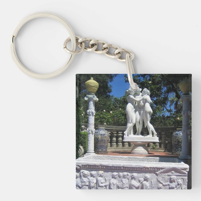 Hearst Castle, San Simeon, California Keychain (Front)