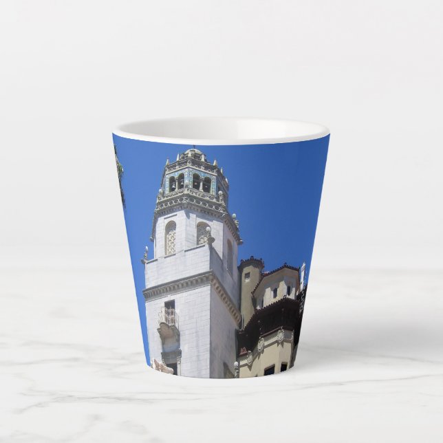 Hearst Castle, San Simeon, California Latte Mug (Front)