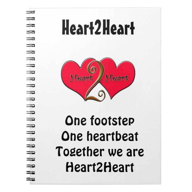 heart2heart notebooks (Front)