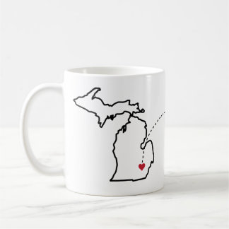 Heart2Heart - Novi, MI to The Villages, FL Coffee Mug