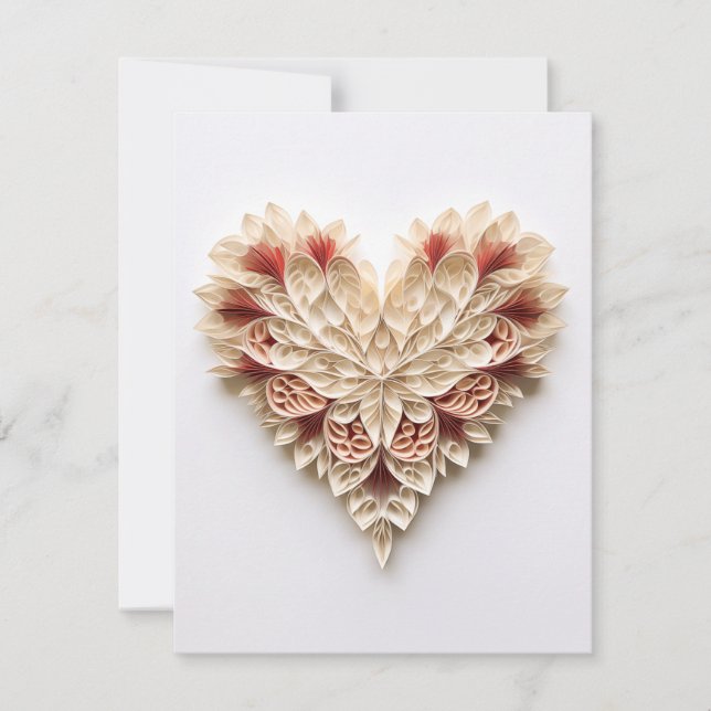 Heart 0111 holiday card (Front)