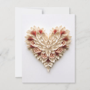 Heart 0111 holiday card