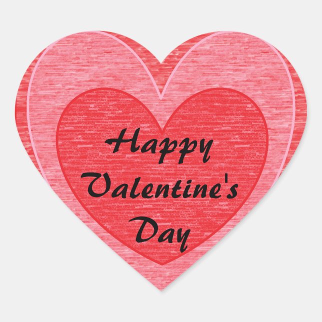 Heart 1 heart sticker (Front)